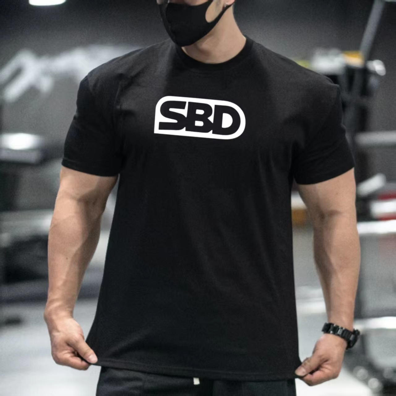 SBD Powerlifting Training Blac - Streetwear Brand Red Logo ulasan dan harga