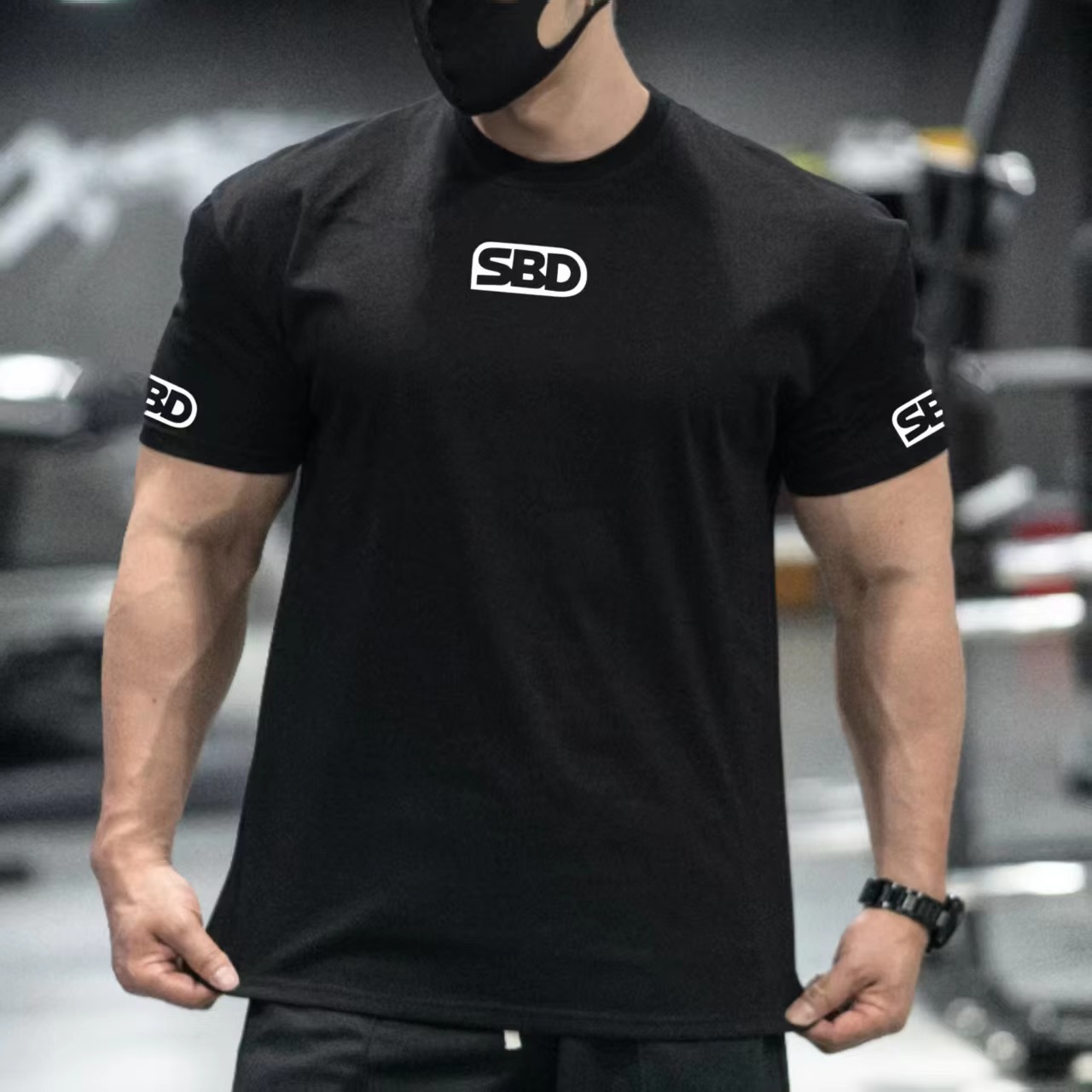 SBD Powerlifting Training Blac - Streetwear Brand Red Logo ulasan dan harga